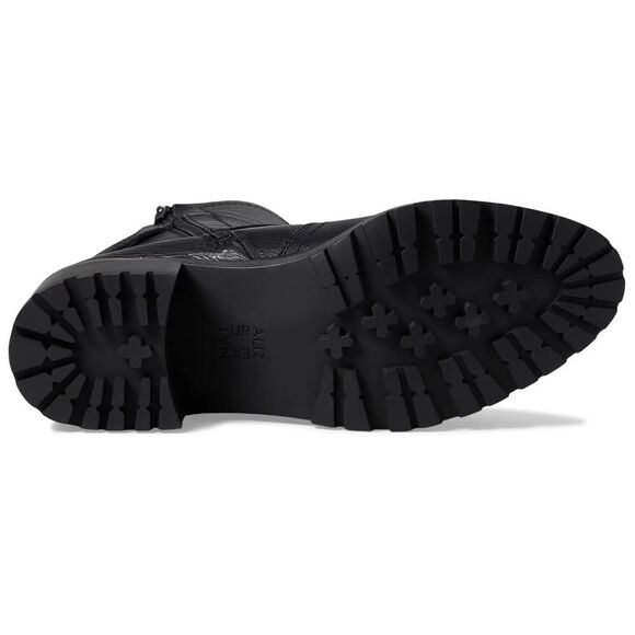 NATURALIZER TALON WOMENS LEATHER MOTORCYCLE MID-CALF BOOTS - Picture 12 of 12